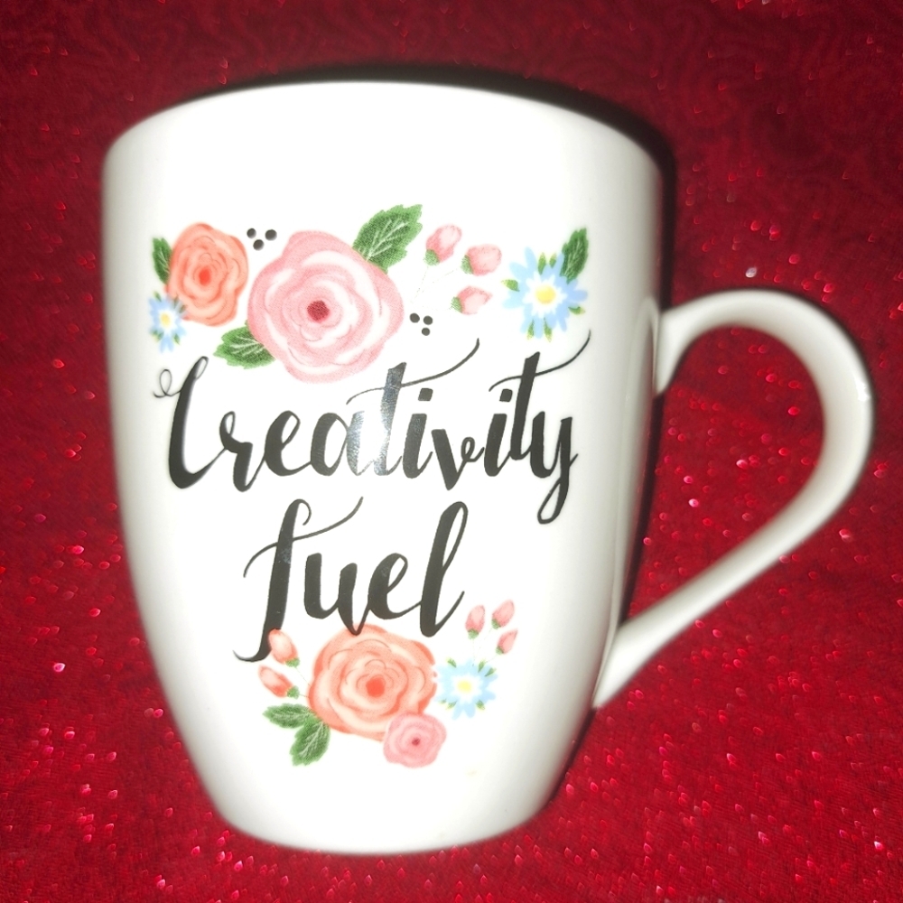 🌟 MUG Pfaltzgraff Porcelain "Creativity Fuel" 🌟